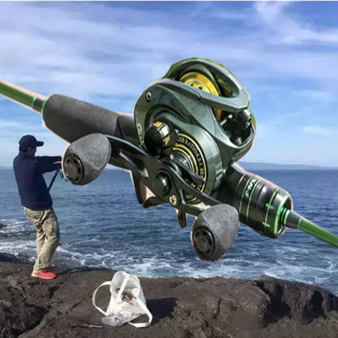 Anti-Backlash Fishing Reel with 14 Bearings - Titan Pro