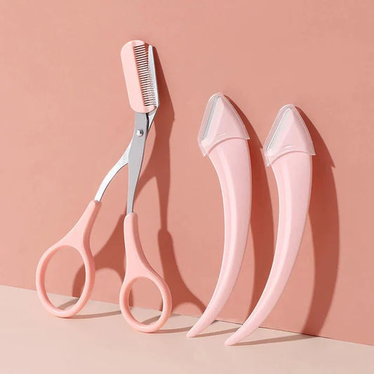 Set of 3 Eyebrow Trimmers – Precision, Practicality and Delicacy